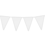 Guirlande 20 fanions blancs - Ballons et accessoires de fête