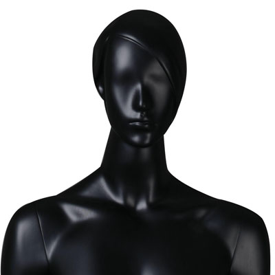 Mannequin femme tête et cheveux sculptés - Mannequins cheveux sculptés-1