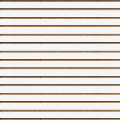 Panneaux rainurés Blancs, entraxe 7,5 cm - Ligne Crémawall